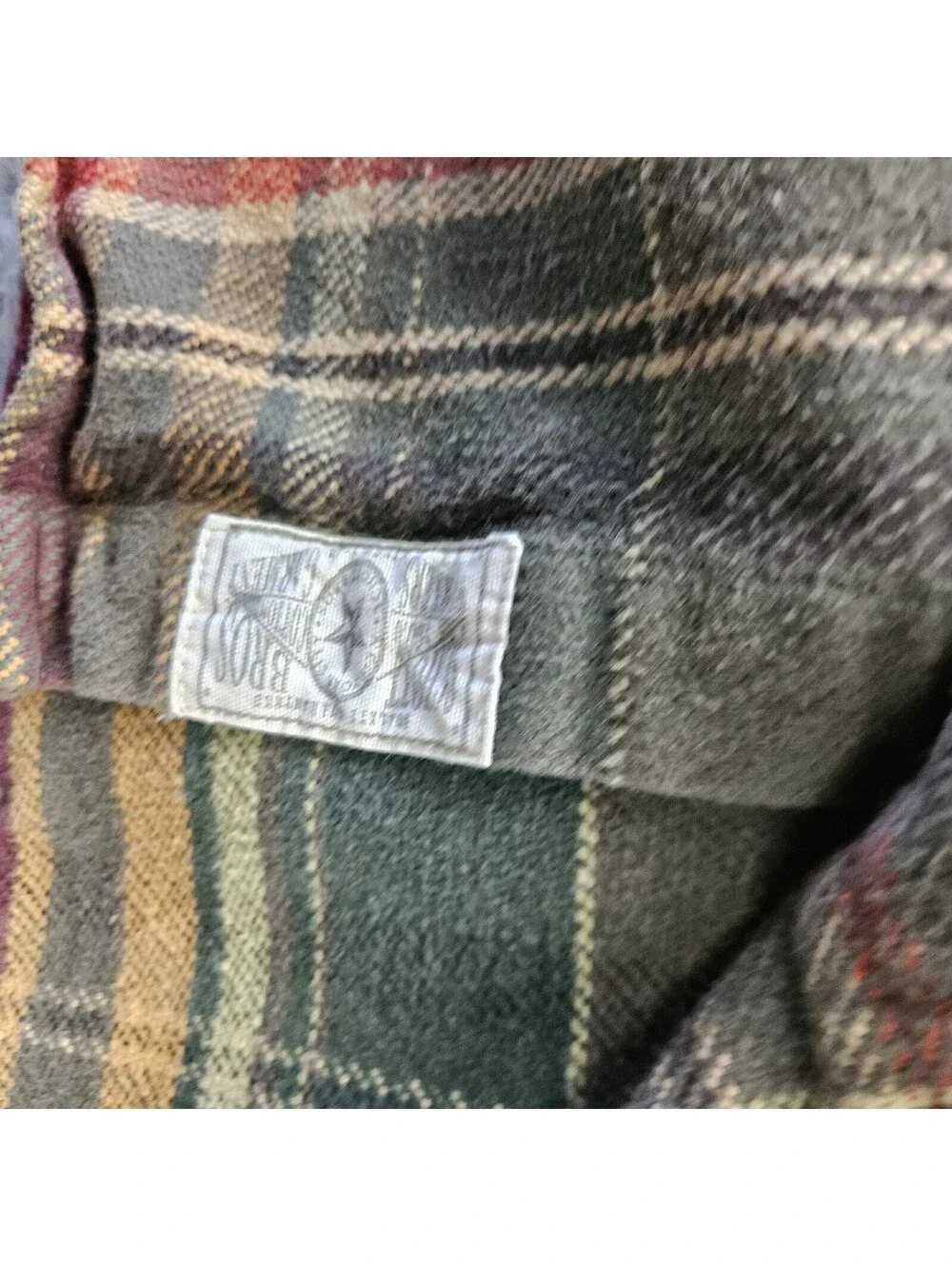 SCHOTT BROTHERS NYC SH2135 Plaid Cotton Flannel Shirt Men Large Heavyweight
